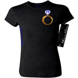 Put A Ring On It Women's Tee Gold Leftchest