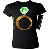 Put A Ring On It Women's Tee Gold
