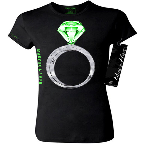 Put A Ring On It Women's Tee Silver