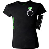 Put A Ring On It Women's Tee Silver Leftchest