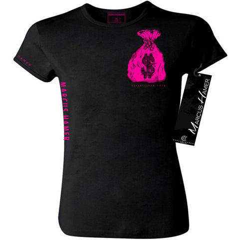 Money On My Mind Women's Tee Leftchest