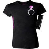Put A Ring On It Women's Tee Silver Leftchest