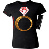 Put A Ring On It Women's Tee Gold