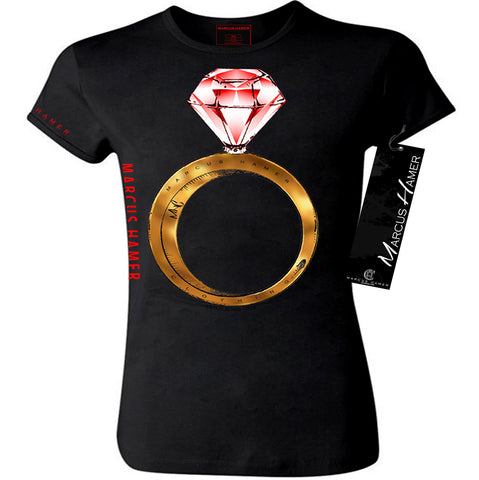 Put A Ring On It Women's Tee Gold