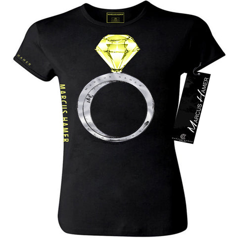 Put A Ring On It Women's Tee Silver