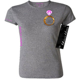 Put A Ring On It Women's Tee Gold Leftchest
