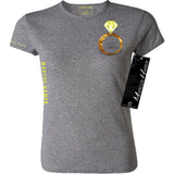 Put A Ring On It Women's Tee Gold Leftchest