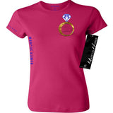 Put A Ring On It Women's Tee Gold Leftchest