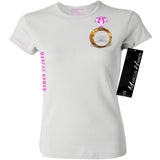 Put A Ring On It Women's Tee Gold Leftchest