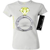 Put A Ring On It Women's Tee Silver